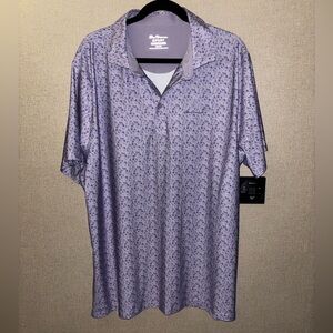 Ben Sherman Guitar Print Sport Golf Tee